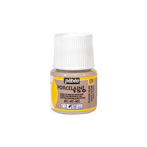 Farba do porcelany/szkła/ceramiki Pebeo Porcelaine150, 124 Powder Taupe